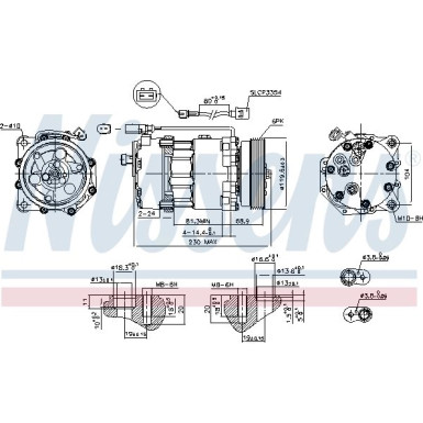 Kompressor PKW AUDI A3, SEAT Ibiza, VW Golf IV FIRST FIT 890761