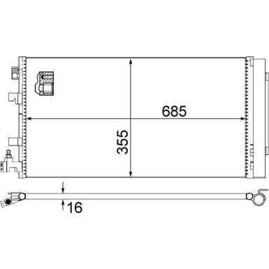 Kondensator, Klimaanlage AC 630 000S