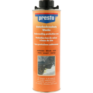 Presto UBS Wachs Unterbodenschutz Schwarz 1 Liter Unterbodenschutz Wachs schwarz 1000 ml 690211