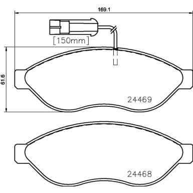 BREMBO Bremsklötze VA P 23 143 BREMBO Bremsklötze VA P 23 143