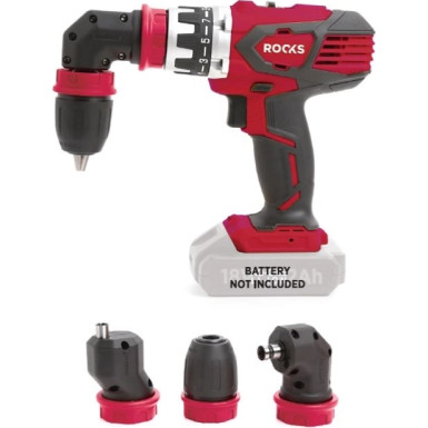 Bohrhammer Mit Austauschbaren Abgewinkelten Griffen, 18 V Aq-One, 58 Nm, Ohne Batterie OK-03.4031