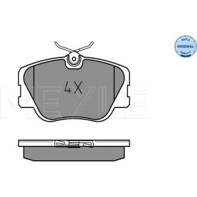 Bremsbelagsatz Db P. W124/201 MEYLE-ORIGINAL: True to OE 252094119 Bremsbelagsatz Db P. W124/201 MEYLE-ORIGINAL: True to OE 252094119