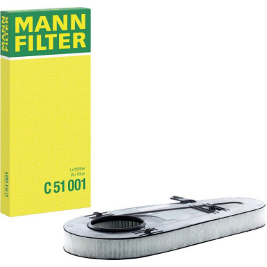 Mann & Hummel Luftfilter PKW BMW 518-535d,530d GT,730,740d 08 C 51 001