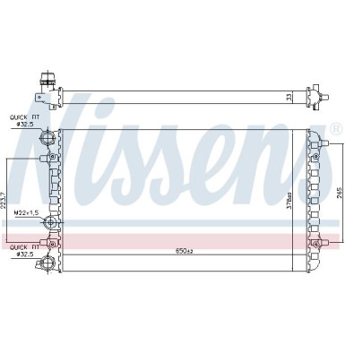 Wasserkühler PKW 65228