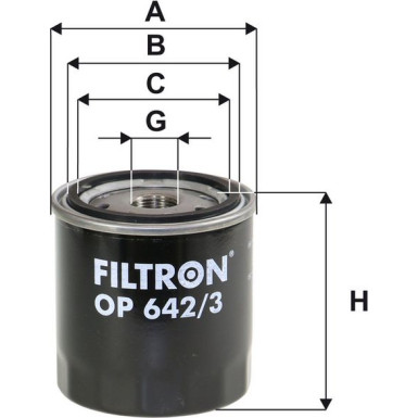 FILTRON Ölfilter OP642/3 FILTRON Ölfilter OP642/3