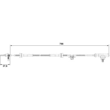 70 403 025 Sensor, Raddrehzahl VA 0 265 007 687 70 403 025 Sensor, Raddrehzahl VA 0 265 007 687