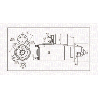 MAGNETI MARELLI Anlasser 063721396010 MAGNETI MARELLI Anlasser 063721396010