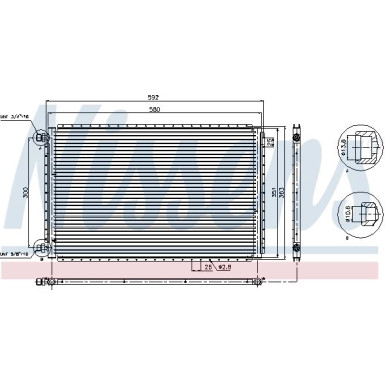 Kondensator PKW STD. AL-CONDENSER 580-351-16 94959