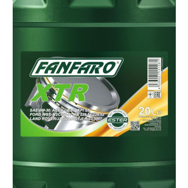Fanfaro XTR 0W-30 20L FANFARO 6726 XTR 0W-30 FF6726-20