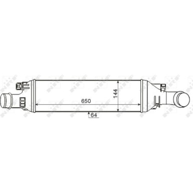 Ladeluftkühler NRF30339 Ladeluftkühler NRF30339
