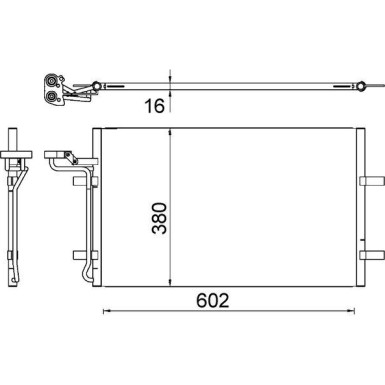 Kondensator, Klimaanlage AC 725 000S