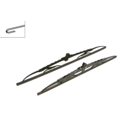 Bosch Scheibenwischer Twin 727 550 3397001727 Bosch Scheibenwischer Twin 727 550 3397001727