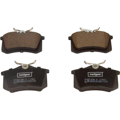 Bremsbelagsatz Vw T. Golf/Vento/Passat/Polo/A4/A6/Renault 88-05 Gr 15,2 Mm 19-0429