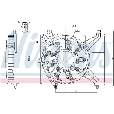 Kühlerlüfter PKW Hyundai i10 08 85893 Kühlerlüfter PKW Hyundai i10 08 85893