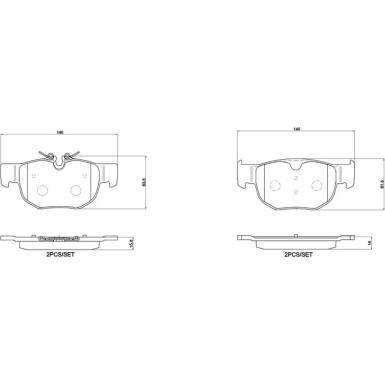 BREMBO Bremsklötze HA P 36 039