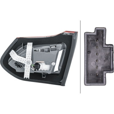 HECKLEUCHTE HELLA MERCEDES C-KLASSE KOMBI S205 14-23 2TZ 354 875-031