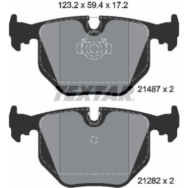 Bremsbelagsatz Bmw T. E46/E83 Q+ 2148703 Bremsbelagsatz Bmw T. E46/E83 Q+ 2148703