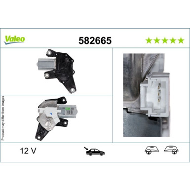 Wischermotor hinten 582665 Wischermotor hinten 582665