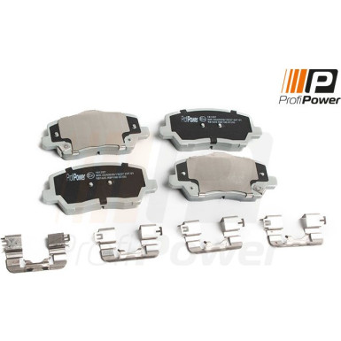 PROFIPOWER Bremsbelagsatz, Scheibenbremse 1B1297 PROFIPOWER Bremsbelagsatz, Scheibenbremse 1B1297