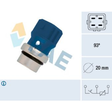 FAE Sensor, Kühlmitteltemperatur 34330 FAE Sensor, Kühlmitteltemperatur 34330