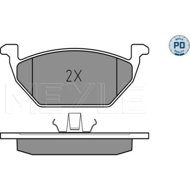 Bremsbelagsatz Vw P. Audi A3 96- Bora/Golf 4 98- Mit Sensor MEYLE-PD: Advanced performance and design 025 231 3119/PD Bremsbelagsatz Vw P. Audi A3 96- Bora/Golf 4 98- Mit Sensor MEYLE-PD: Advanced performance and design 025 231 3119/PD