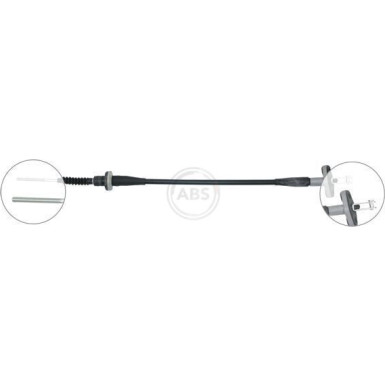 A.B.S. Kupplungsseil K24350 A.B.S. Kupplungsseil K24350