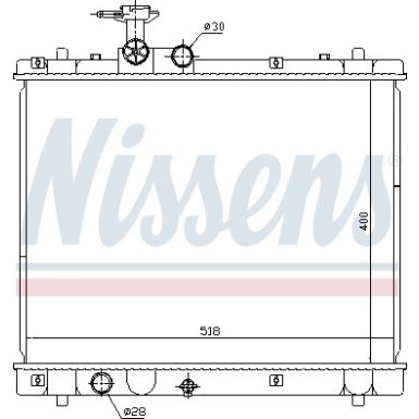 Wasserkühler PKW 641758