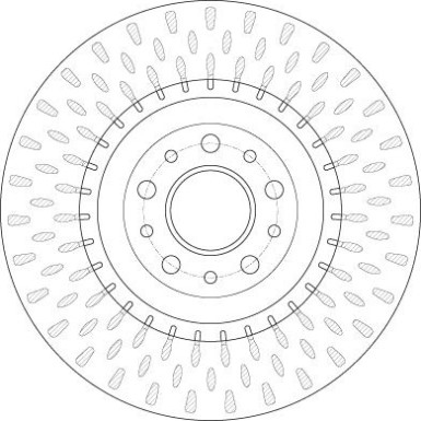 10 481 055 Bremsscheibe VA DF6424 10 481 055 Bremsscheibe VA DF6424