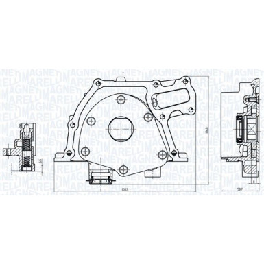 MAGNETI MARELLI Ölpumpe 351516000070 MAGNETI MARELLI Ölpumpe 351516000070