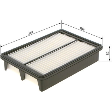 Luftfilter F 026 400 587 Luftfilter F 026 400 587