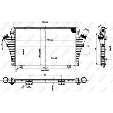 Ladeluftkühler NRF30279 Ladeluftkühler NRF30279