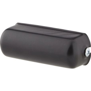 Kennzeichenleuchte Metall schwarz für Anbau, 2 Befestigungsschr. M6 2KA 997 011-001
