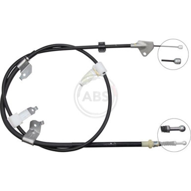 A.B.S. Handbremsseil Seilzug Festellbremse K12073 A.B.S. Handbremsseil Seilzug Festellbremse K12073