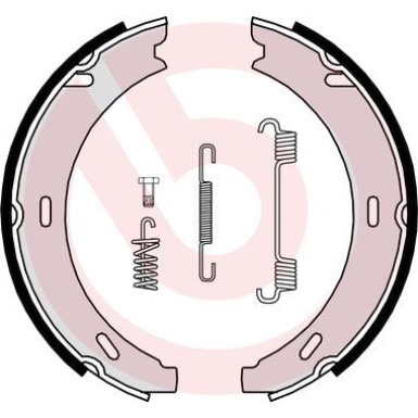Bremsbackensatz HA MERCEDES A, B, C-Klasse 97-12 ESSENTIAL LINE S 50 502 Bremsbackensatz HA MERCEDES A, B, C-Klasse 97-12 ESSENTIAL LINE S 50 502
