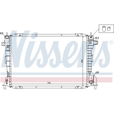 Wasserkühler PKW 62033