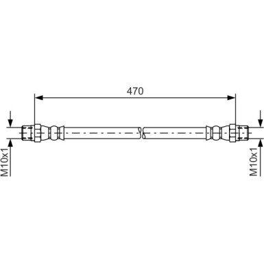 Bremsschlauch MERCEDES 1987476392