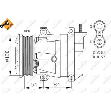 Kompressor, Klimaanlage 32484
