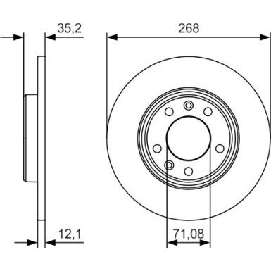 Bremsscheibe 0 986 479 C24 Bremsscheibe 0 986 479 C24