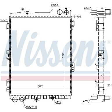 Wasserkühler PKW 60442