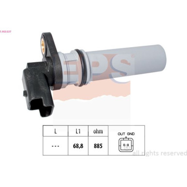 Drehzahlsensor, Automatikgetriebe 1.953.537 Drehzahlsensor, Automatikgetriebe 1.953.537