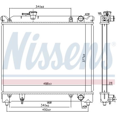 Wasserkühler PKW 64079