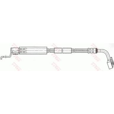 Bremsschlauch JEEP CHEROKEE 2.5 4x4 84-86 PHD401