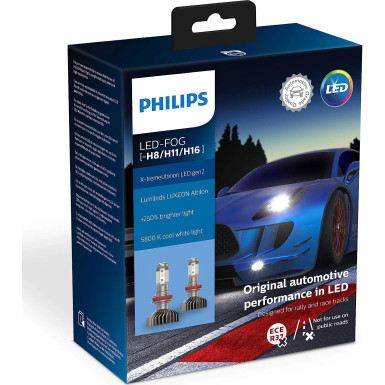 FOG LED X-treme Ultinon gen2 H8 H11 H16 5800K 6016731 FOG LED X-treme Ultinon gen2 H8 H11 H16 5800K 6016731