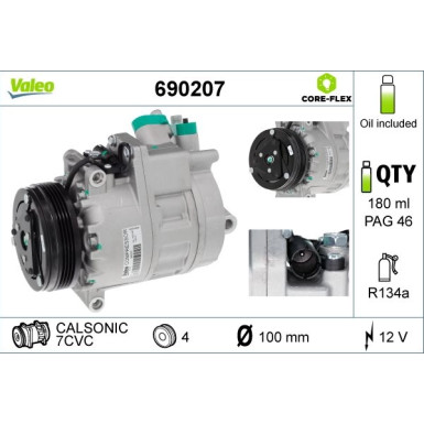 VALEO Kompressor 690207