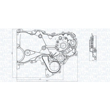 MAGNETI MARELLI Ölpumpe 351516000104 MAGNETI MARELLI Ölpumpe 351516000104