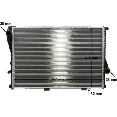 Kühler, Motorkühlung CR 295 000P