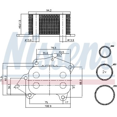 Ölkühler PKW 90717 Ölkühler PKW 90717