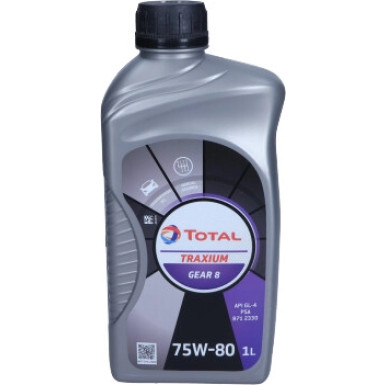 Total Traxium Gear 8 75W-80 1 Liter 2214082 Total Traxium Gear 8 75W-80 1 Liter 2214082