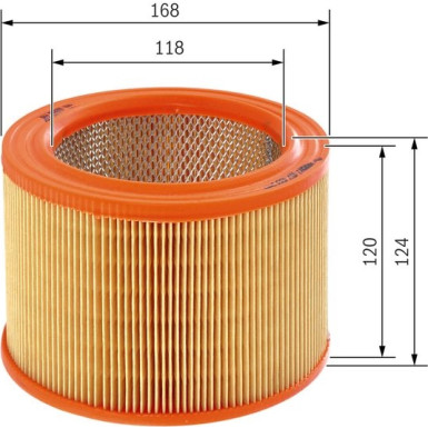 Luftfilter 1457433544 Luftfilter 1457433544