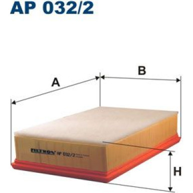FILTRON Luftfilter AP 032/2